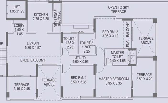paranjape schemes crystal towers apartment 3bhk 2003sqft51