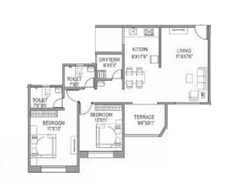 paranjape schemes gloria grand apartment 2 bhk 645sqft 20211327141352