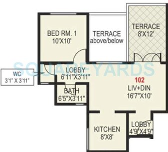 1 BHK Apartment For Rent in Paranjape Schemes Madhukosh Dhayari Pune  7934612