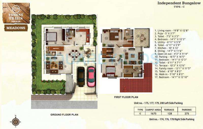 3 BHK 1675 Sq. Ft. Apartment in Paranjape Schemes Meadows