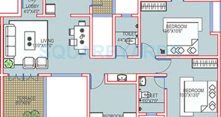 paranjape schemes richmond park apartment 3bhk 2085sqft 10191