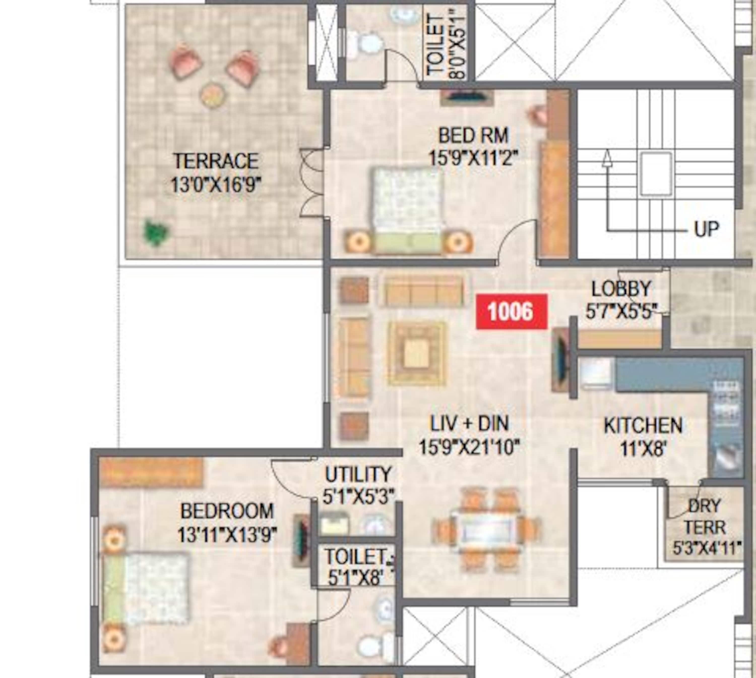 paranjape schemes saptagiri apartment 2bhk 1487sqft41
