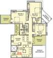 Paranjape Schemes Vasant Vihar Towers 3 BHK Layout