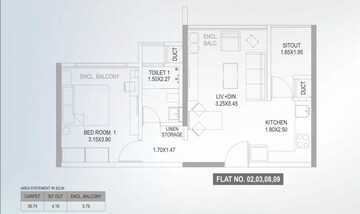  1 BHK Apartment at Paranjape The Lofts, Hinjewadi – for Sale