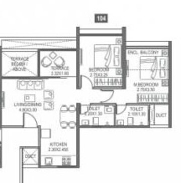  2 BHK Apartment at Paranjape Trident Towers, Wakad – for Rent