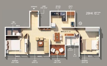  2 BHK Apartment at PGD Pinnacle, Mundhwa – for Rent