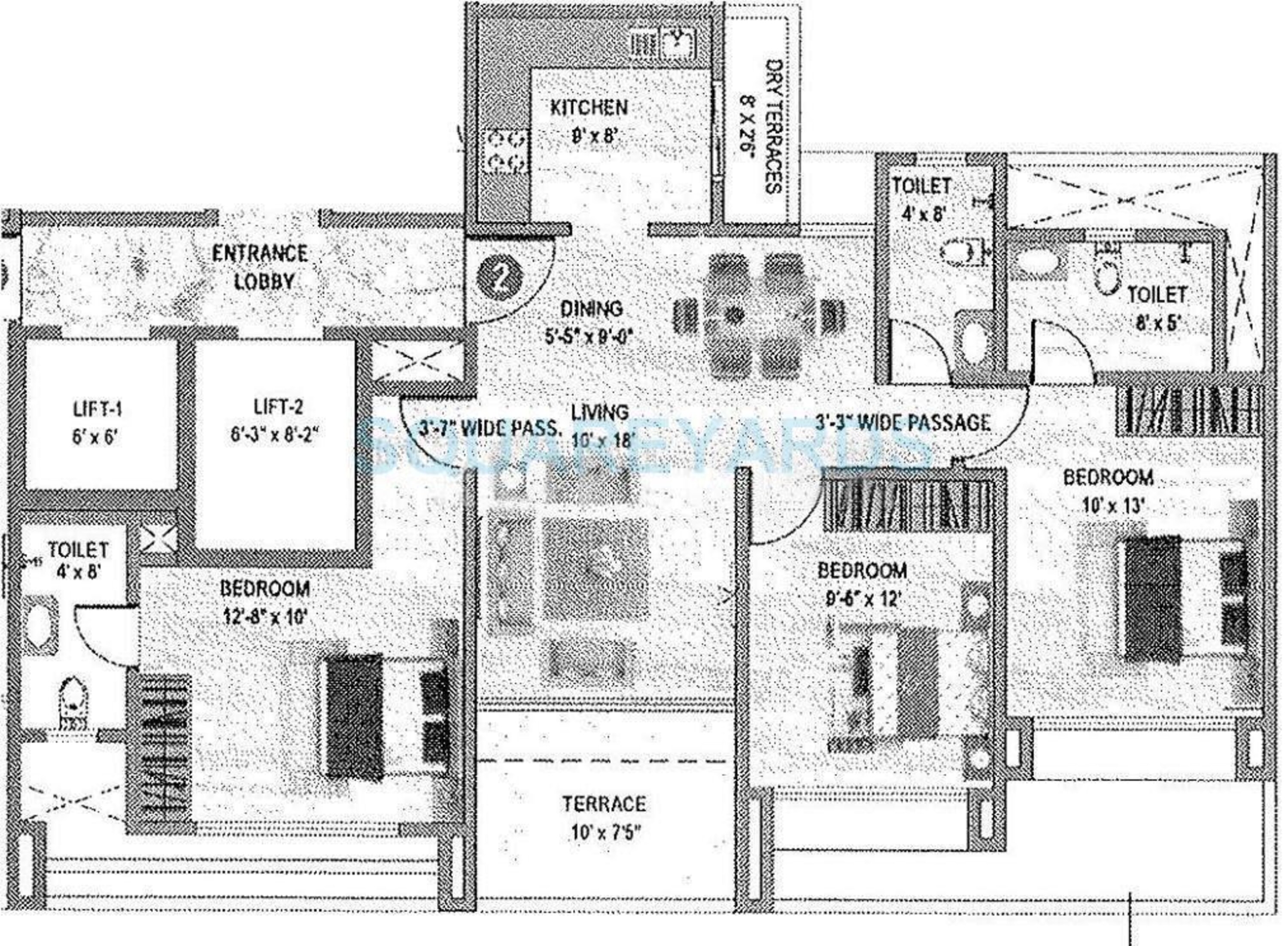 pharande celestial city apartment 3bhk 1210sqft 10403