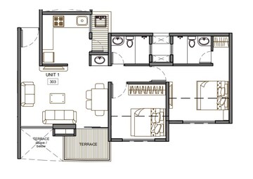  2 BHK Apartment at Pharande Puneville, Tathawade – for Rent