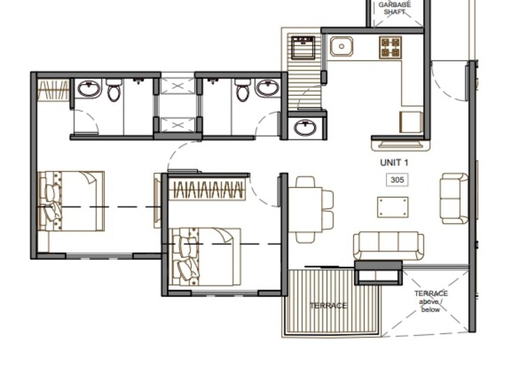 Other, pharande-puneville 2 Bedroom 960 Sq.Ft. Apartment In Tathawade Pune 8715789