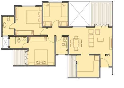 pinnacle neelanchal apartment 3 bhk 1021sqft 20221218161221