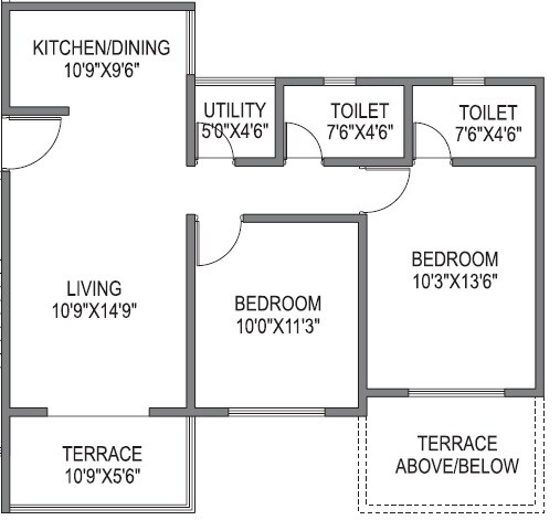 Other, platinum-park 2 Bedroom 750 Sq.Ft. Apartment In Hinjewadi Pune 9221289