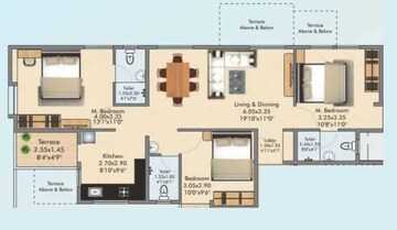  2 BHK Apartment at Polite Bhalchandra Vihar, Ravet – for Rent