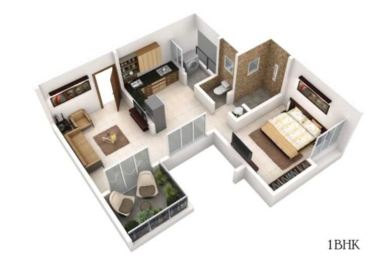 Other, prestige-height 1 Bedroom 600 Sq.Ft. Apartment In Bhugaon Pune 9156581