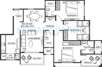 3 BHK Apartment For Rent in Pride Aloma County Aundh Pune  7426888