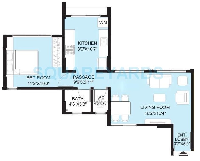 pride park springs apartment 1 bhk 475sqft 20265409165403