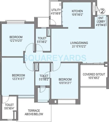  3 BHK Apartment at Pride Purple Park Titanium, Jagtap Dairy – for Sale