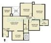 Pride Purple Park Turquoise 3 BHK Layout