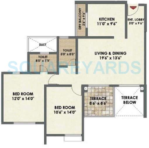  2 BHK Apartment at Pride Platinum, Baner – for Rent