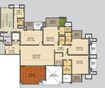 Pride Purple The Spires 3 BHK Layout