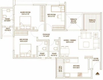  2 BHK Apartment at Pride World City Long Island, Charholi Budruk – for Sale