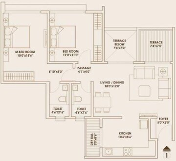  2 BHK Apartment at Pride World City Long Island, Charholi Budruk – for Sale