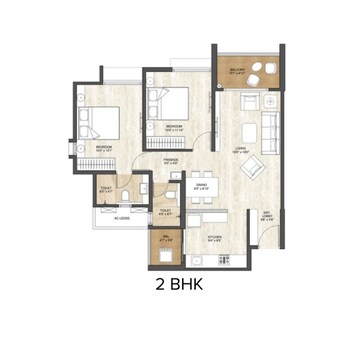  2 BHK Apartment at Pride World City Wellington, Madhav Nagar – for Sale