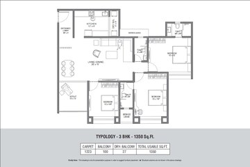  3 BHK Apartment at Primespace The Address, Vinayak Nagar – for Sale