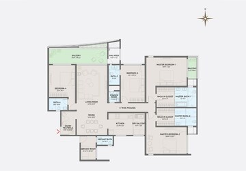  3 BHK Apartment at Pristine Kyra, Viman Nagar – for Sale