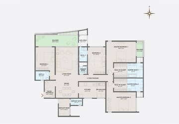  4 BHK Apartment at Pristine Kyra, Viman Nagar – for Sale