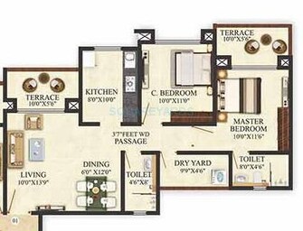 2 BHK Apartment For Resale in Puranik Aldea Annexo Baner Pune  6673082