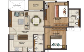 2 BHK Apartment at Puravankara Silversands, Mundhwa – for Rent