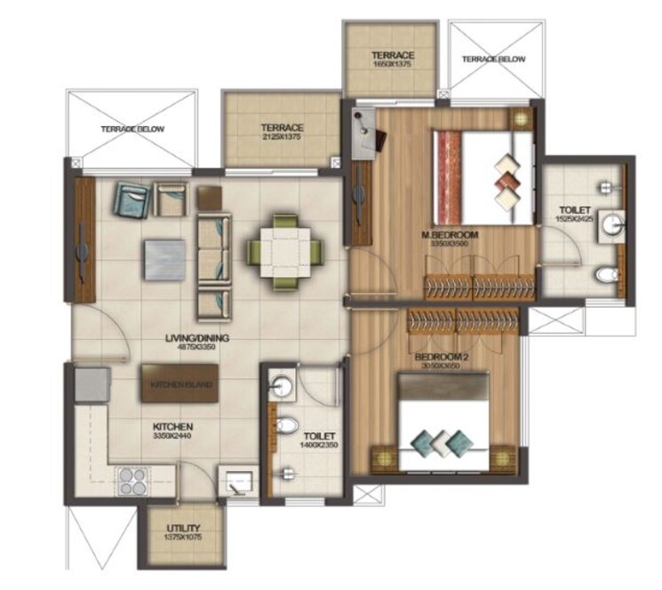 Other, puravankara-silversands 2 Bedroom 820 Sq.Ft. Apartment In Mundhwa Pune 9282371