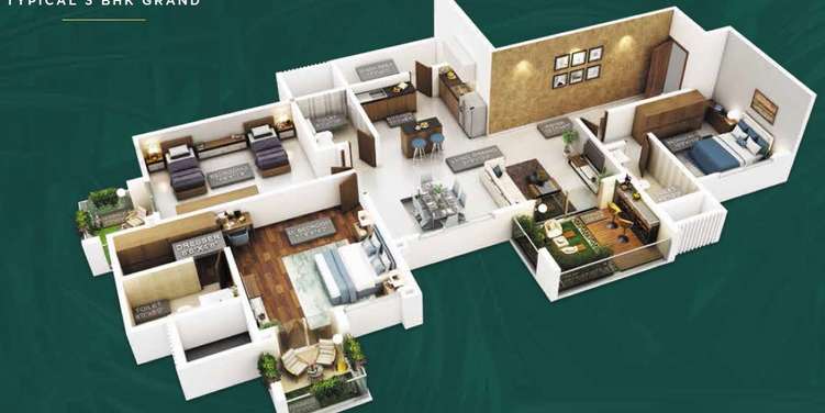purvankara emerald bay apartment 3 bhk 1446sqft 20215003175022
