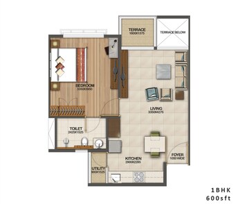  1 BHK Apartment at Puravankara Silversands, Mundhwa – for Rent