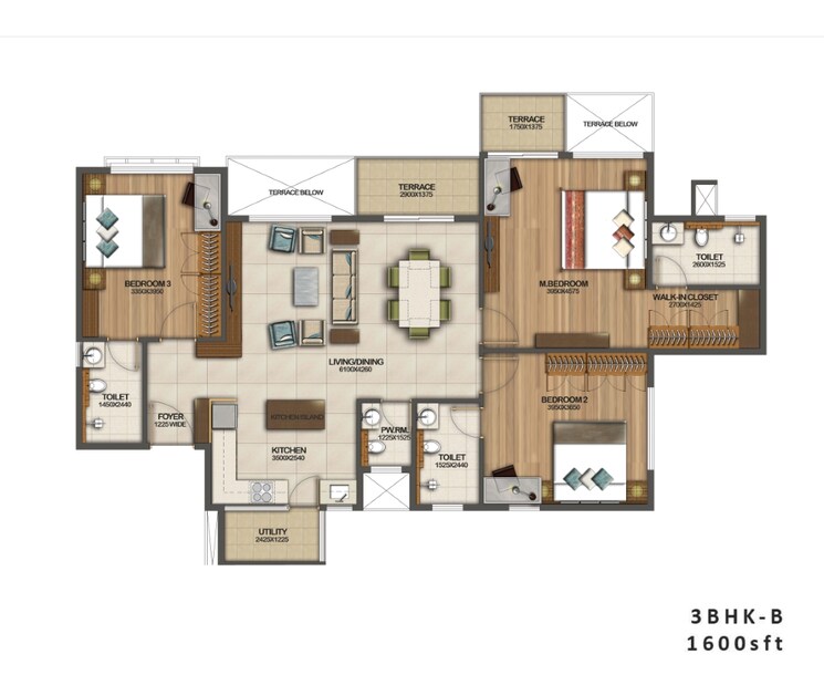 Other, puravankara-silversands 3 Bedroom 927 Sq.Ft. Apartment In Mundhwa Pune 8677868