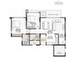 Raheja Nova 2 BHK Layout