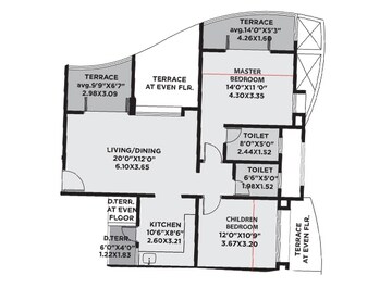  2 BHK Apartment at Rahul Arcus, Baner – for Rent