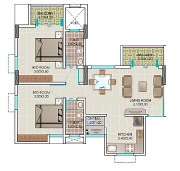  2 BHK Apartment at Rahul East View, Hadapsar – for Sale