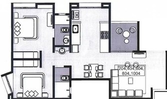 2 BHK Apartment For Rent in Rainbow Revell Orchid Lohgaon Pune  7566572