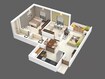 Raj Kamal Galaxy 2 BHK Layout