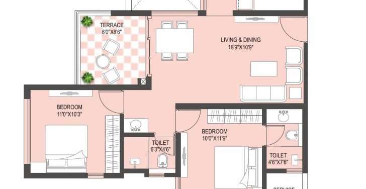rama metro life optima residences apartment 2 bhk 537sqft 20235203165227