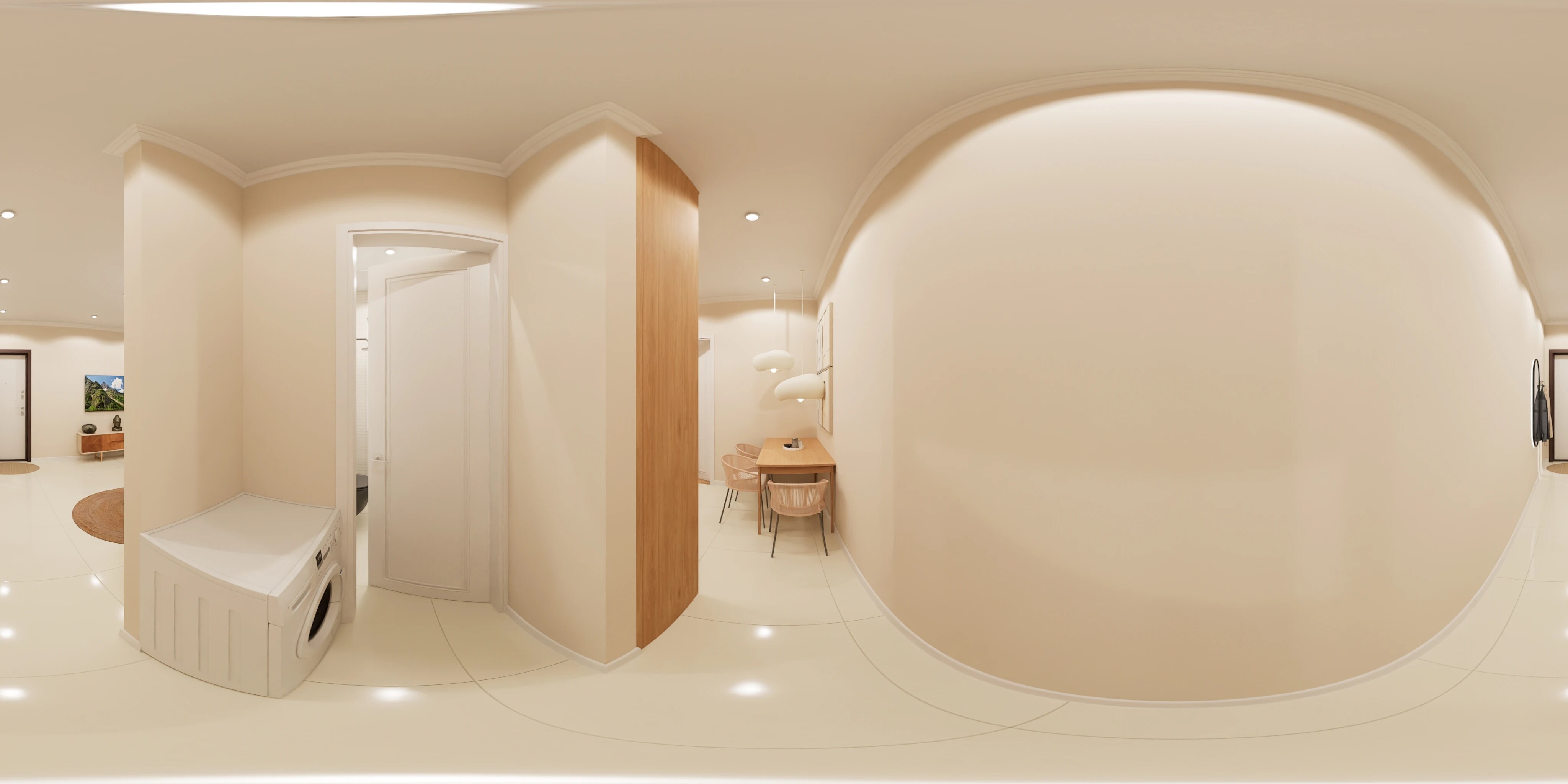 Floor plan of 1 BHK 379 Sq. Ft. Apartment in Ramgeet Horizon Harmony, Pune