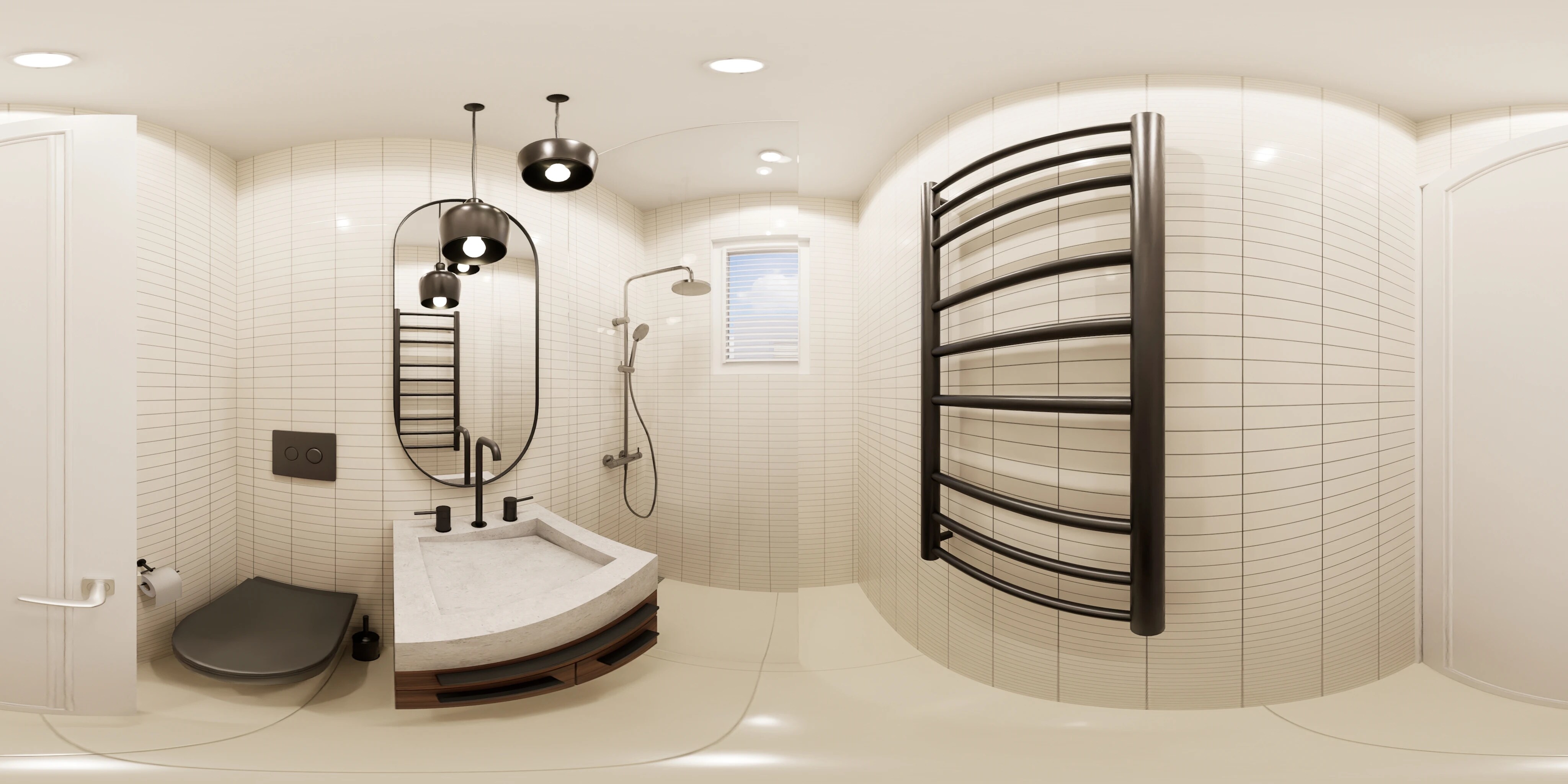 Floor plan of 2 BHK 405 Sq. Ft. Apartment in Ramgeet Horizon Harmony, Pune
