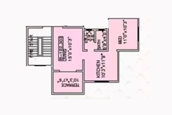 1 BHK 415 Sq. Ft. Apartment