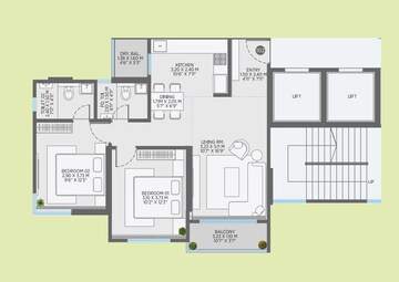  2 BHK Apartment at Ranawat Aura Waters, Sinhagad Road – for Sale
