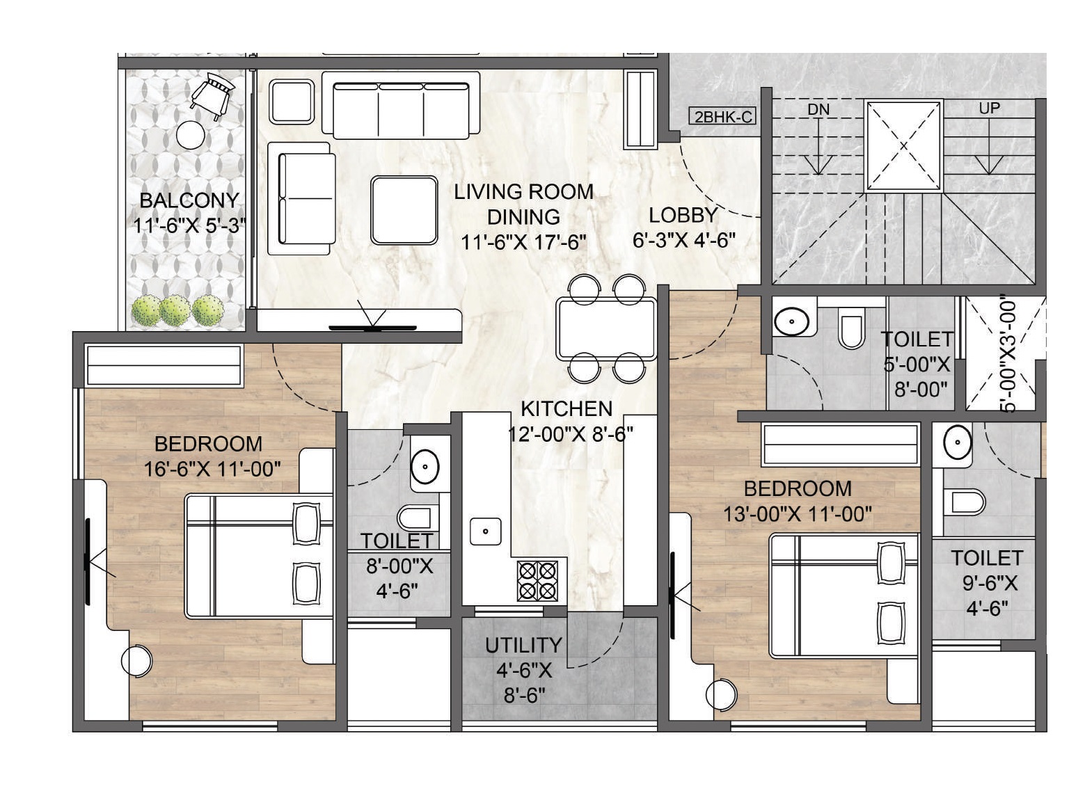 2 BHK 918 Sq. Ft. Apartment in Ranjekar Snehabhavan