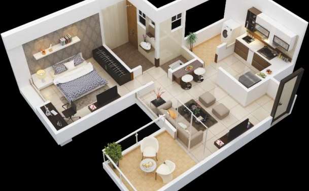 ravinanda skylights apartment 1 bhk 452sqft 20210506150521