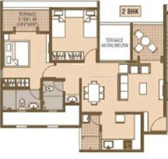 ravinanda trinity apartment 2 bhk 584sqft 20215828175810