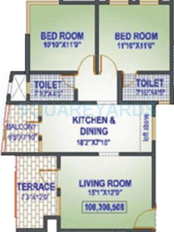 Raviraj Colorado 2 BHK Layout