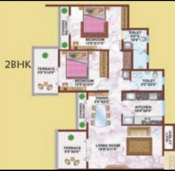  2 BHK Apartment at Regency Meadows, Dhanori – for Sale
